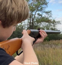 Vintage Daisy Buck BB Gun Wood Stock Lever Action Kid's #105B Tested Works Great