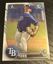 2016 Bowman Draft Mikey York 1st Bowman Chrome 