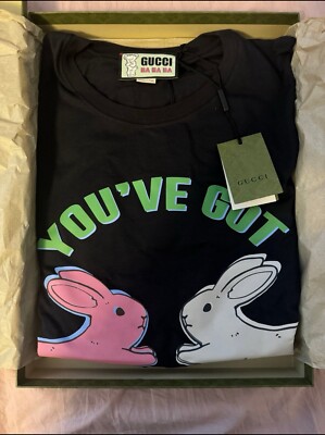 Gucci HA HA HA Bunny Tee - XXL (Harry Styles Collab) | eBay Gucci HA HA HA Bunny Tee - XXL (Harry Styles Collab) | eBay