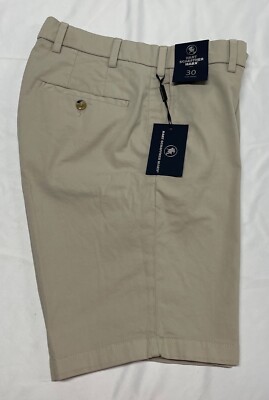 HART SCHAFFNER MARK FLAT FRONT STONE SHORTS MENS SIZE 30