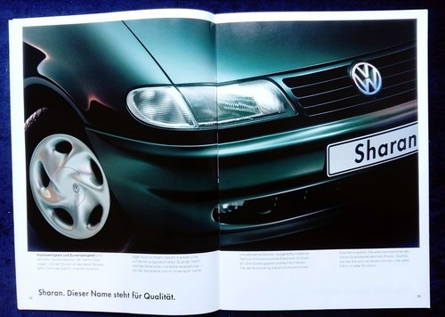 VW Sharan Prospekt, 9.1997 mit Beilage ! Highline, Comfortline, Trendline, Basis - Picture 6 of 12
