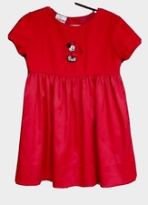 The Disney Store Girls Red Minnie Mouse Dress Size 4/5