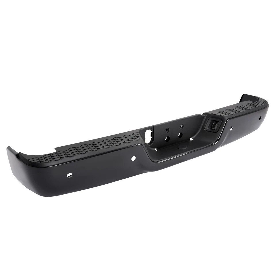 Black Rear Bumper Assembly For Ram 2500 3500 2013-2018 With Sensor Holes Foto 2 de 4