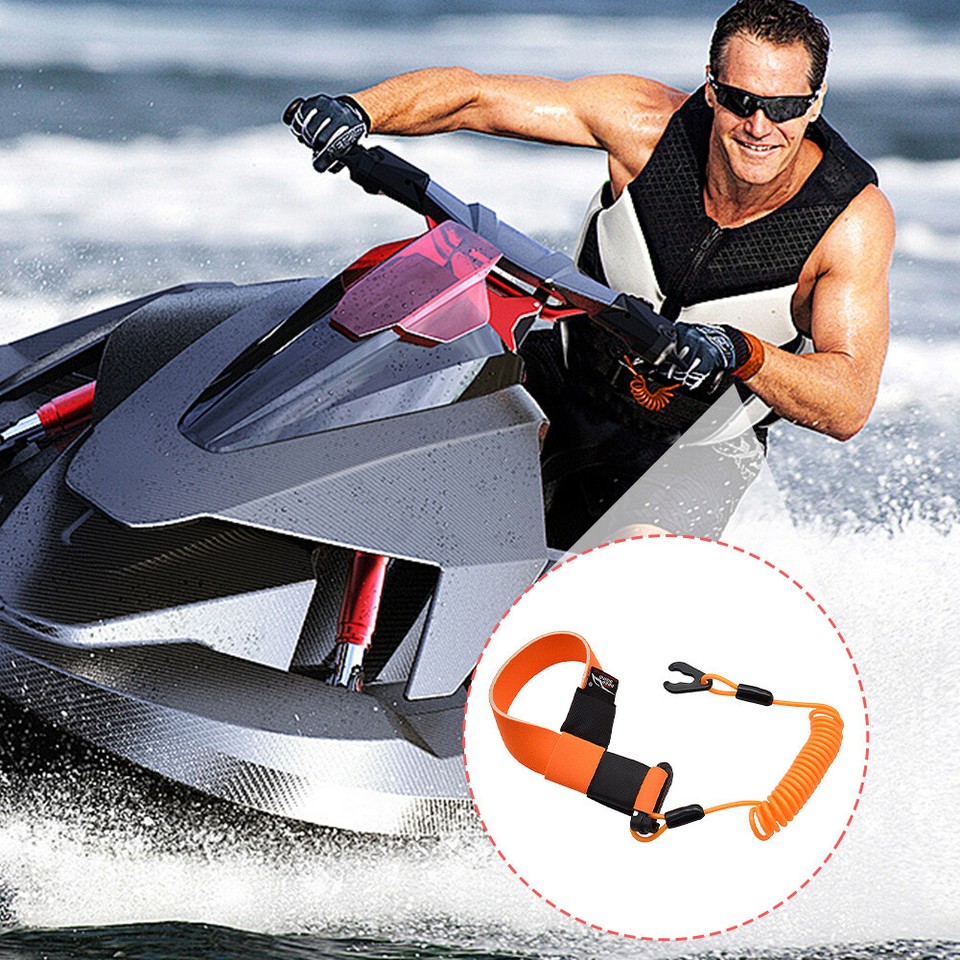 Useful Boat Motor Kill Stop Switch Key Rope with Buckle for YAMAHA Jet