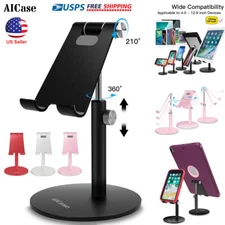 Adjustable Aluminum Tablet/Phone Stand Mount Holder fr iPad iPhone Samsung 4-13"