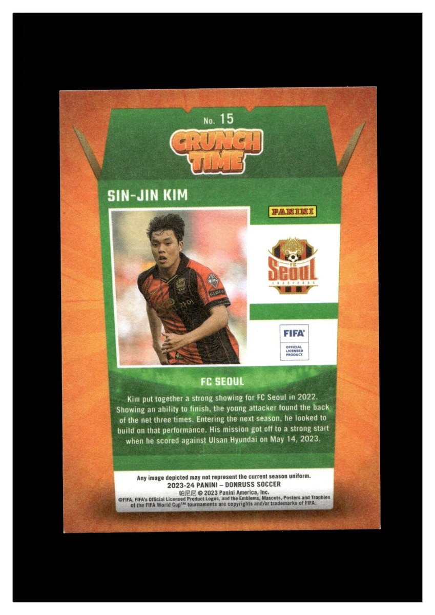 2023-24 Donruss Crunch Time #15 Sin-Jin Kim Seoul FC | eBay