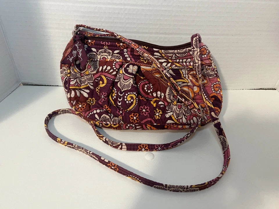 Vera Bradley ~ Frannie ~ безопасный закат ~ через плечо застежки наплечная сумка - Изображение 3 из 4
