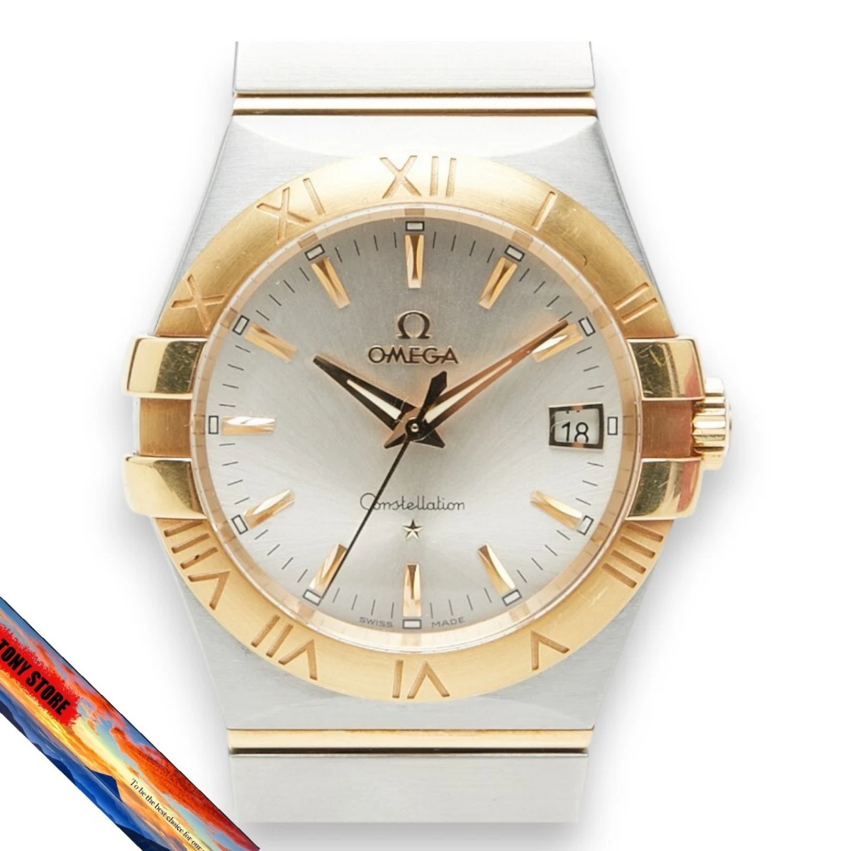 Preços baixos em OMEGA Constellation - 38 mm, Stainless Steel