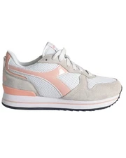 Diadora Shoes Olympia Wn Trainers Leather Blend White Woman