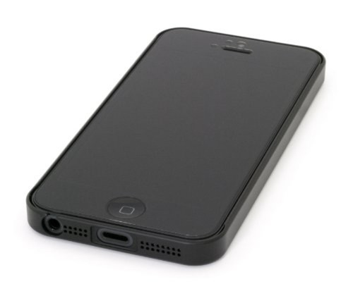 Power Support Crystal Film PJK-72 Rubber Black for iPhone 5 iPhone5 F/S w/Track# - Picture 4 of 4
