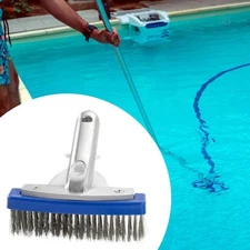 5inch Pool Brush Heavy Duty Aluminium Handle for Wall Tile Floor Corners