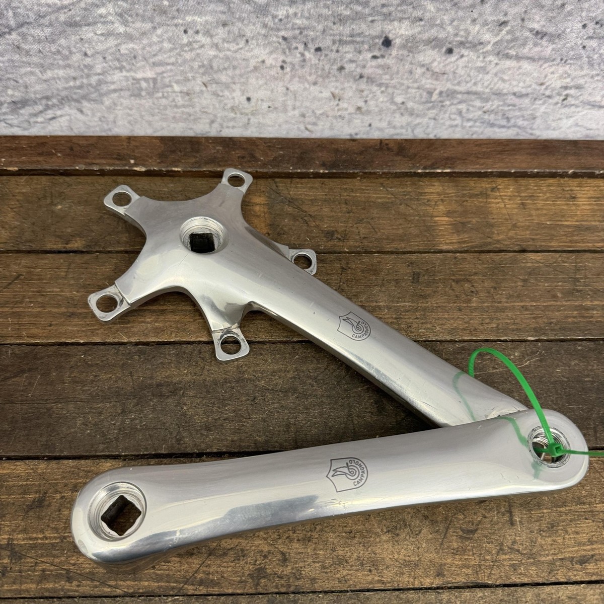 Vintage Campagnolo Tandem Captain Crankset 175 mm 110 BCD Square