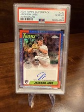 2025 Topps Series 2 | Jackson Jobe Rookie/Silver Pack/1990 Auto | PSA 10 Pop 4!