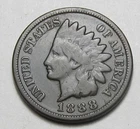 1888 INDIAN HEAD CENT, VERY NICE COIN!!!!(A4)