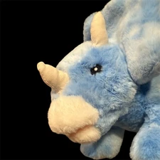 F.A.O Swartz 12” Dinosaur Triceratops Plush Stuffed Animal Lights Up & Roars!