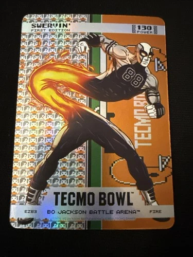 Bo Jackson Battle Arena Tecmo Bowl 2020 1st Ed EZ83 Fire 130