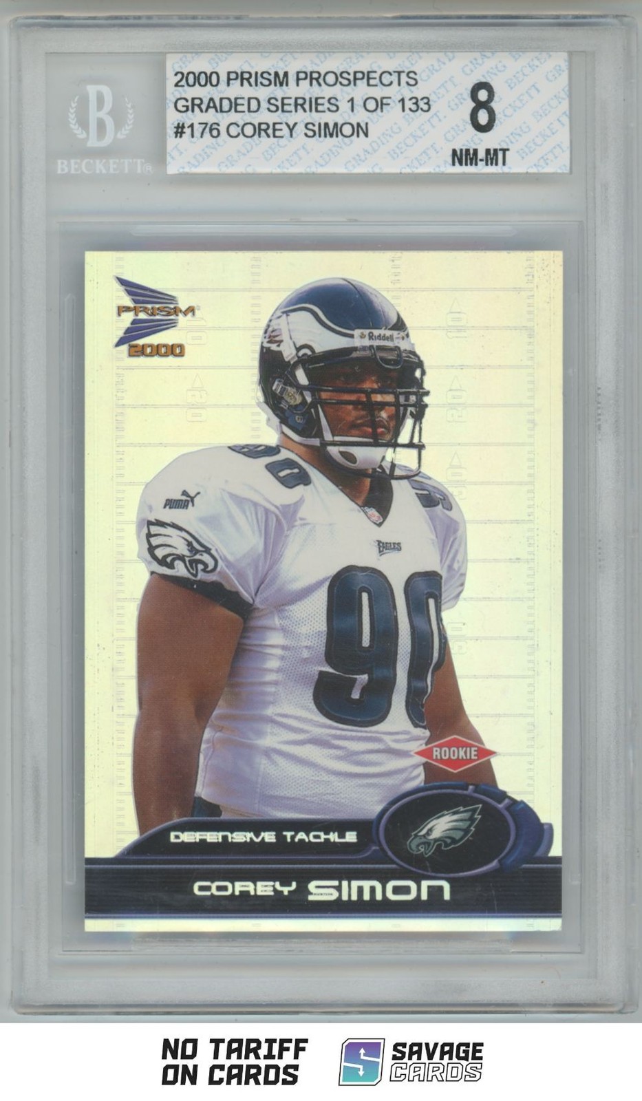 Corey Simon Pacific Prism Prospects #176 Base