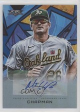 2021 Topps Fire Auto Blue 3/5 Matt Chapman #AV-MC Auto v9t