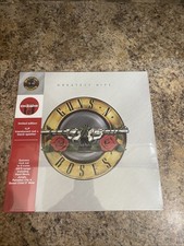 GUNS N' ROSES GREATEST HITS RED AND BLACK SPLATTER VINYL LP