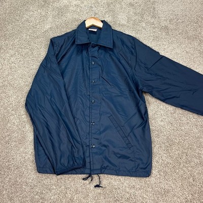 VTG Birdie by Richard A Leslie Jacket Mens Medium Blue Windbreaker Made in USA