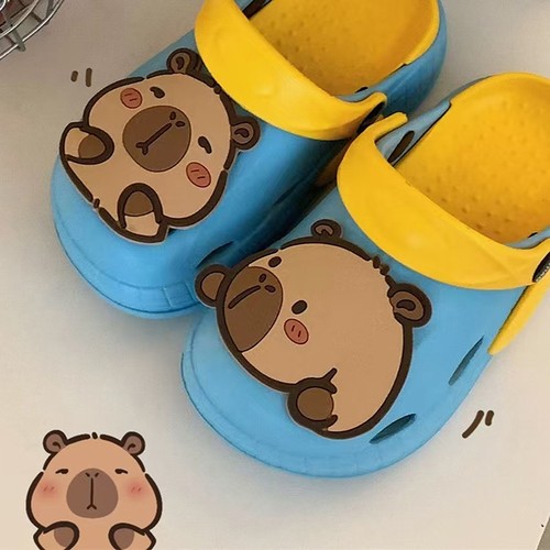 Cute Cartoon Capybara Series Shoe Charms Accessories Diy Sandals Shoe Buckle - Picture 4 of 7