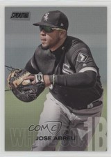 2018 Topps Stadium Club Black Foil Jose Abreu #185 0w8