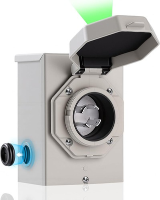 #ad #ad 30 Amp Generator Inlet Box NEMA L14 30P Power Inlet Box for 4 Prong Generator C $29.07