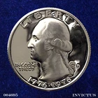 1976-S Washington Quarter 40% Silver (Cameo Proof Commemorative)