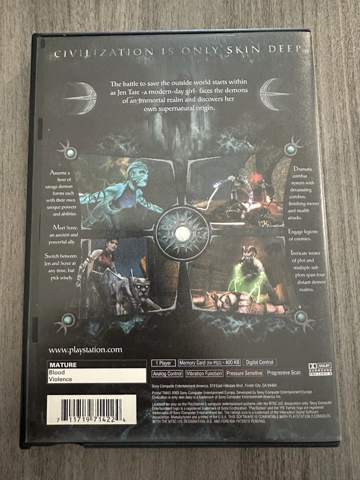 Primal (Sony PlayStation 2, 2003) Foto 2 de 3