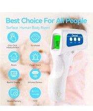 3 in 1 Contactless Infrared Fever Check Thermometer for Forehead, Ideal for Baby