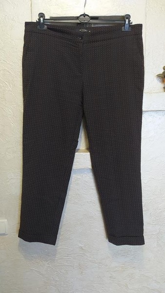 Women Etro Trousers Black 48 / 4XL / 56