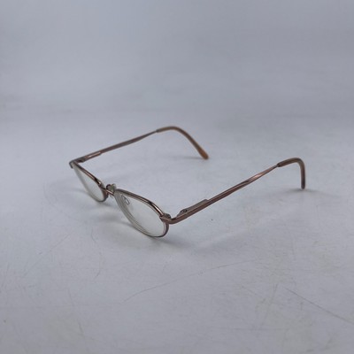 REVLON RV 505 Women's Eyeglasses Frame Brown Bronze Oval Full Rim 48-17-135mm