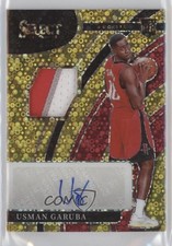 2021-22 Panini Select Rookie Jersey Gold Disco Prizm /10 Usman Garuba Auto 3d3