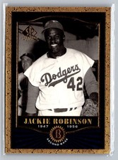 2001 SP Legendary Cuts #29 Jackie Robinson