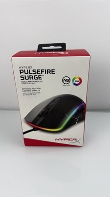HyperX Pulsefire Surge Pixart 3389 Sensor Omron 360 RGB Gaming Mouse Black