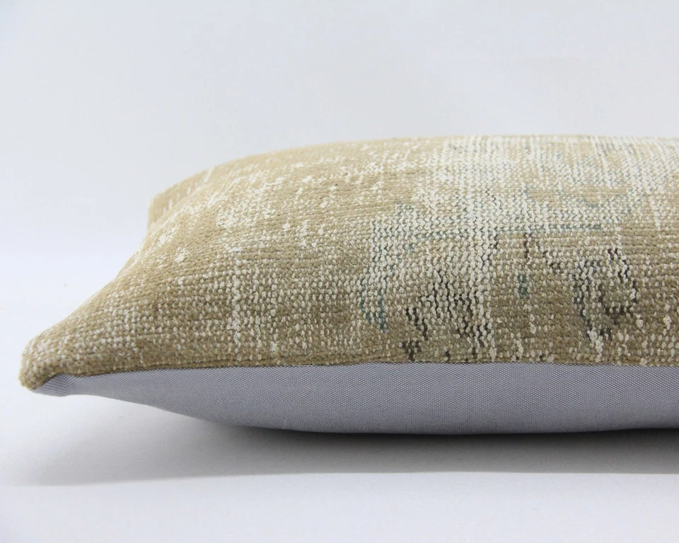 Handwoven Kilim Cushion Cover Turkish Carpet Pillow Case 16x24 Boho Home Decor - Image 4 of 4