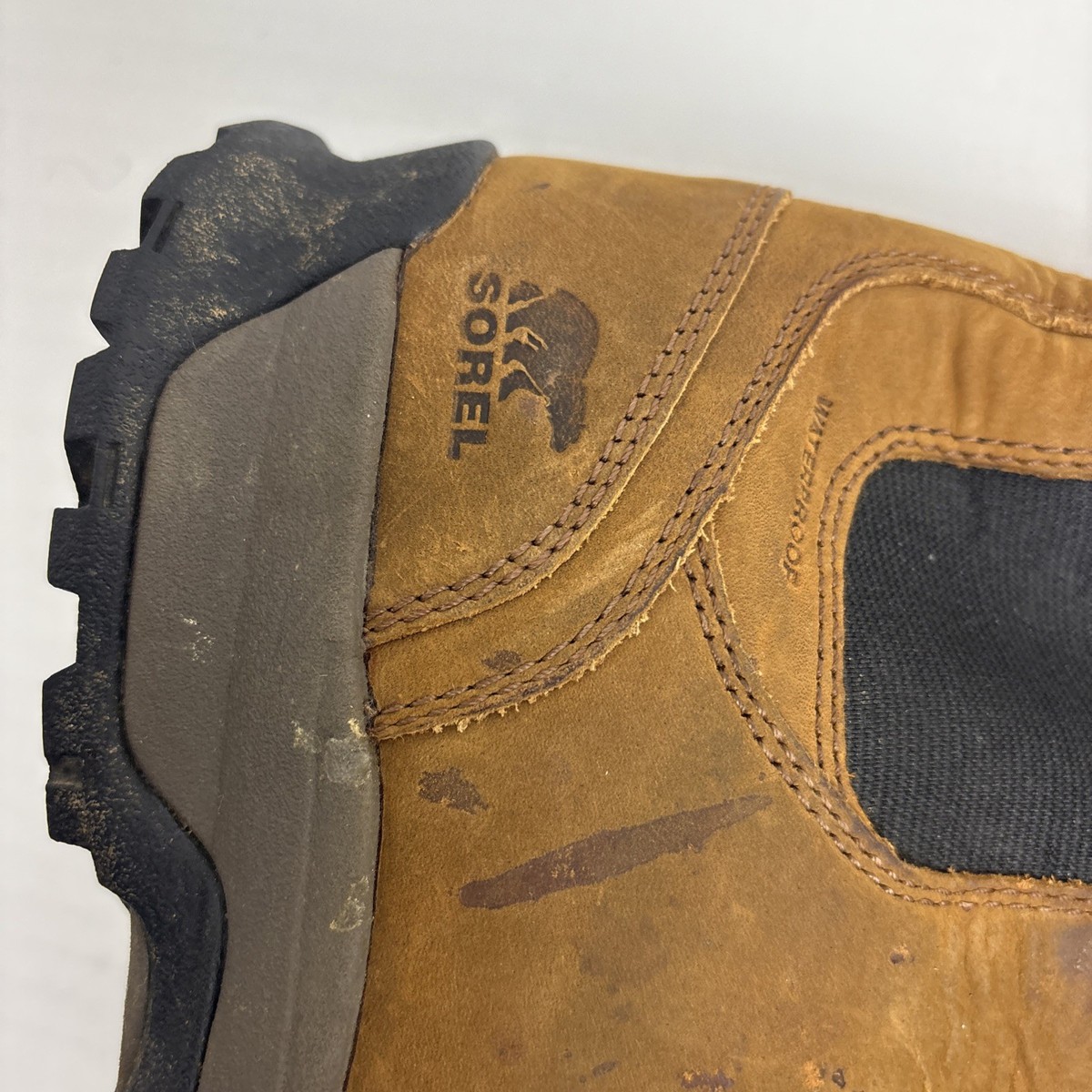 Sorel Men Size 7.5 Boots Paxson Chukka Brown Leather NM2196-286 Waterproof Snow Sorel Men Size 7.5 Boots Paxson Chukka Brown Leather NM2196  main image 2