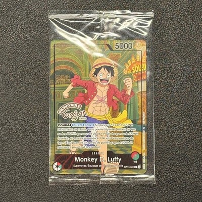 Luffy OP13-001 ONE PIECE Card × Musee Grevin Paris Promo English