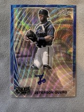 Jeferson Quero 2021 Leaf Metal Draft #LA-JQ1 1990 Blue Wave #/20 Auto Brewers