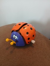 Orange Lady Bug Wind Up Toy works