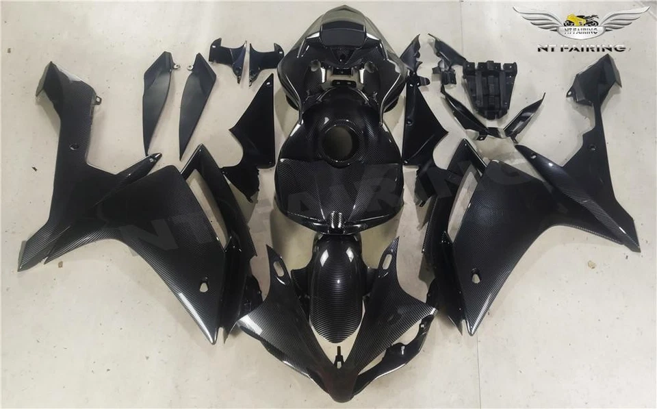 Carenado tipo fibra de carbono negro MS para carrocería de plástico Yamaha YZF R1 2007-2008 Foto 2 de 4