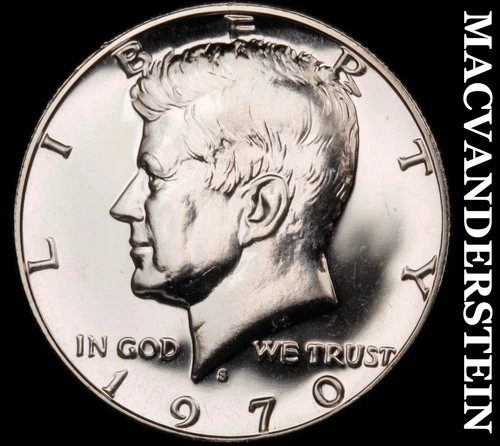1970-S Kennedy Half Dollar- Choice Gem Proof Luster No Reserve #i5682