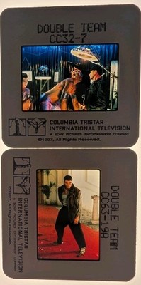 DOUBLE TEAM JEAN-CLAUDE VAN DAMME ORIG Color Slides LOT OF 2 A764
