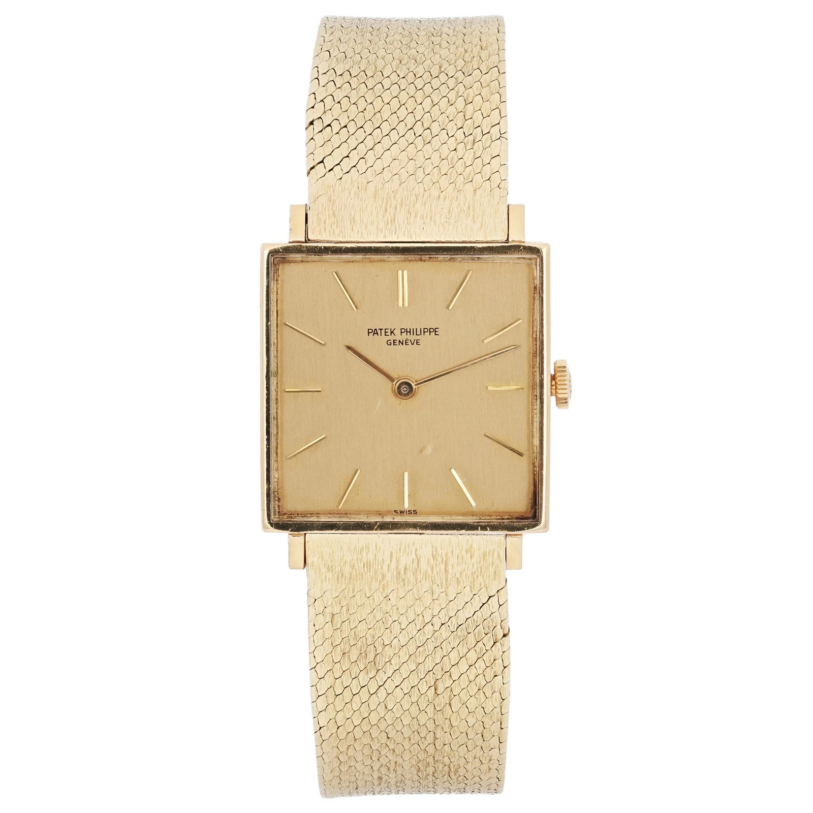 Patek Philippe — Vintage Patek Philippe Gondolo 18K Yellow Gold Dial Hand Wind Watch 3430