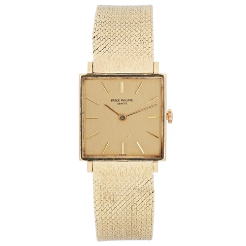 Vintage Patek Philippe Gondolo 18K Yellow Gold Dial Hand Wind Watch 3430