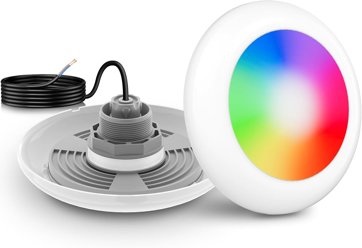 Proiettore Piscina LED 25W Filetto 2" RGB - Ricambio Professionale IP68