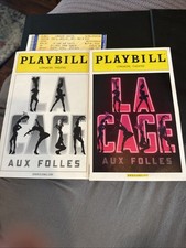 Playbills La Cage Aux Folles May & Sept 2010 W Tix. Kelsey Grammer Douglas Hodge
