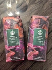 2 lbs SEALED / Authentic Starbucks Espresso Roast/ Whole Bean Coffee