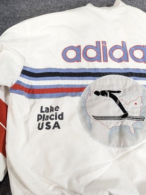 Adidas Olympics Vintage Lake Placid Jacket 80s Made In USA Rare