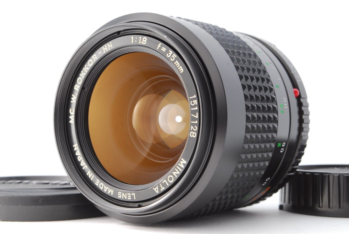 Top MINT] Minolta MC W.Rokkor-HH 35mm f/1.8 Wide Angle Lens From